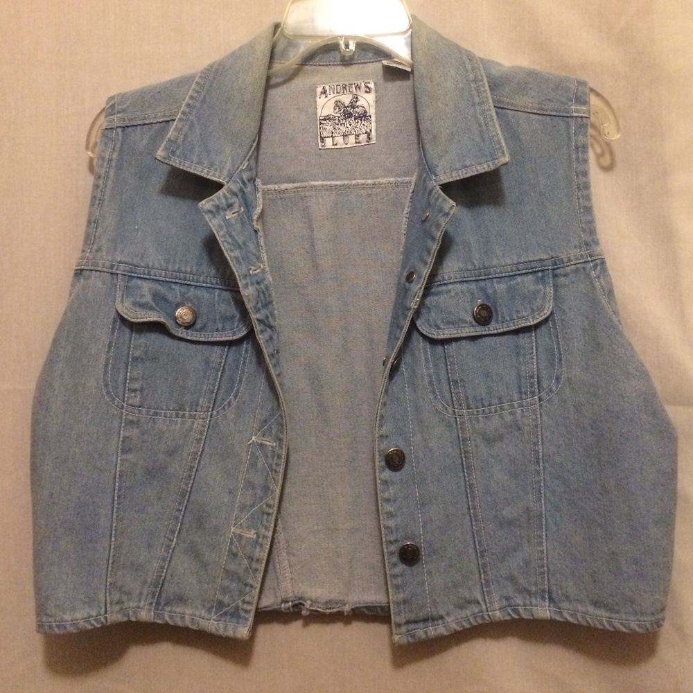 Andrew's Blue Denim Vest